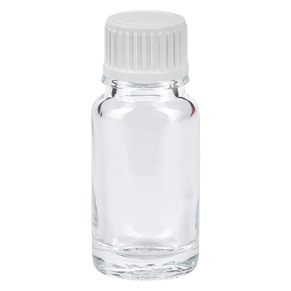Flacone contagocce da 10 ml 0,9 mm bianco STD ClearL. UT18/10