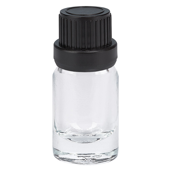 Flacone contagocce da 5 ml 2 mm nero OV ClearLine UT18/5 Flacone contagocce da 5 ml 2 mm nero OV ClearLine UT18/5