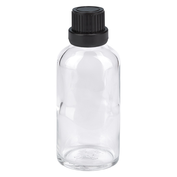 Bottiglia da 50ml 11mm SV nero OV ClearLine UT18/50 Bottiglia da 50ml 11mm SV nero OV ClearLine UT18/50