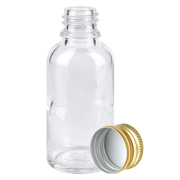 Flacone da 30ml 11mm SV Alu-Gold STD ClearL. UT18/30