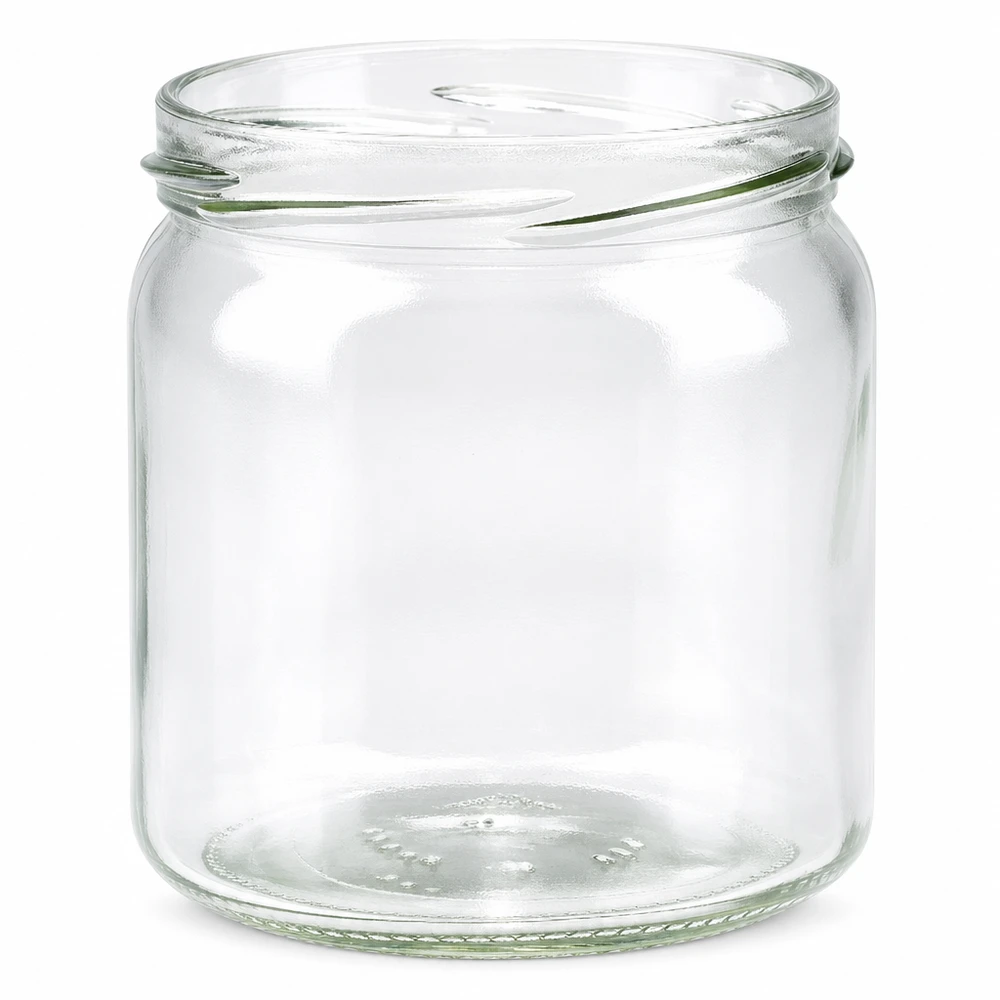 UNiTWIST Runda408 - Vaso rotondo capacità 408ml TO8 UNiTWIST Runda408 vaso rotondo 408ml TO82 vaso per conserve vaso a vite trasparente vuoto senza coperchio