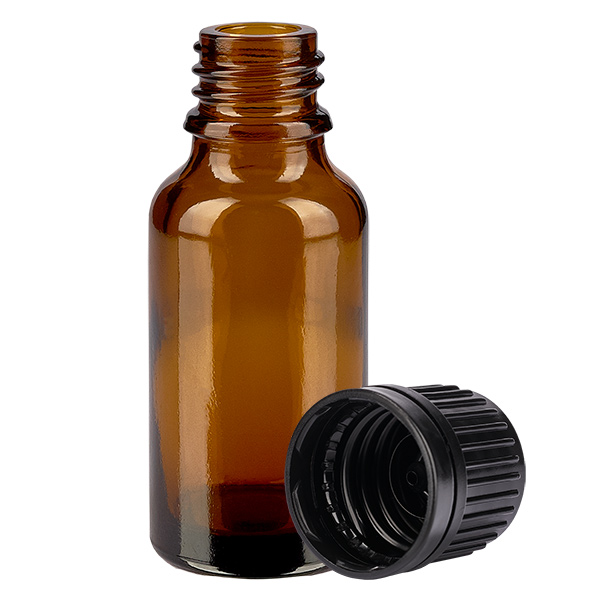 Bottiglia da 20ml 11mm SV nero OV BrownLine UT18/20