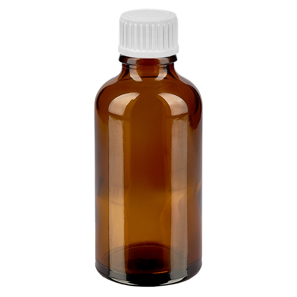 Flacone contagocce da 50 ml 0,9 mm bianco STD BrownLine UT18/50