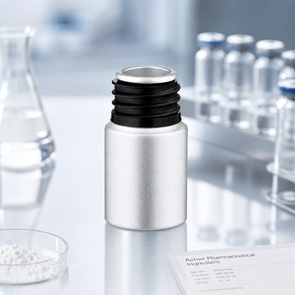 Flacone in alluminio colorato da 10 ml Flacone in alluminio opaco da 10 ml per proteggere le sostanze sensibili ai raggi UV