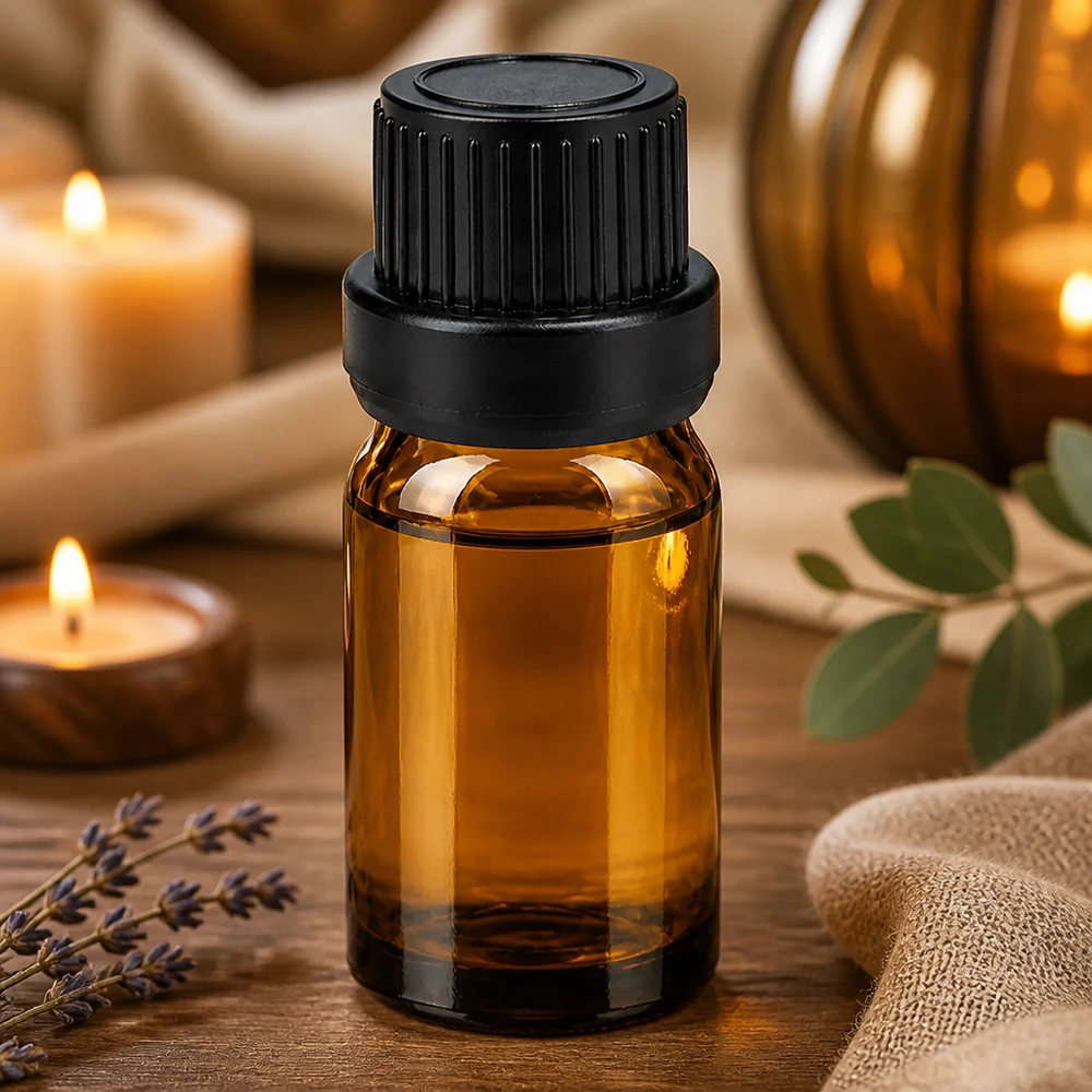 Flacone contagocce da 5 ml 2 mm nero OV BrownLine UT18/5 Flacone in vetro di alta qualità da 5 ml con tappo OV nero per applicazioni professionali