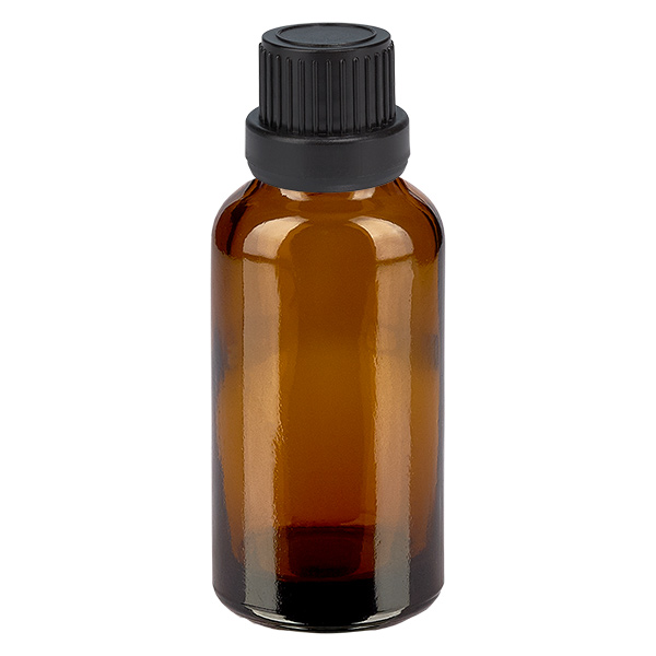 Bottiglia da 30ml 11mm SV nero OV BrownLine UT18/30