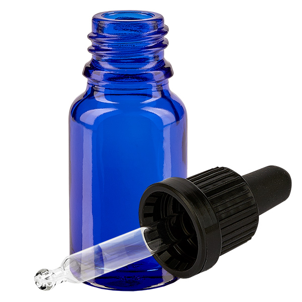 Flacone per pipette da 10 ml nero OV BlueLine UT18/10