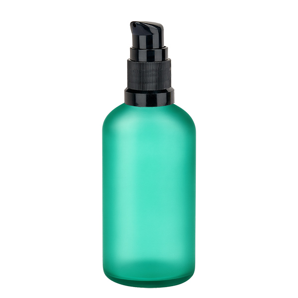 Flacone a pompa da 100 ml nero STD GreenLine UT18/100