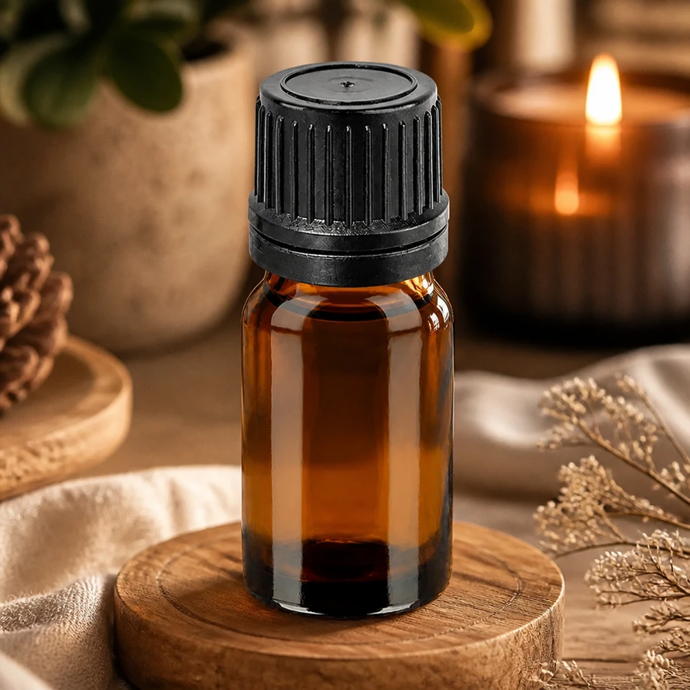 Flacone contagocce da 5 ml 1 mm nero OV BrownLine UT18/5 Piccola bottiglia di vetro da 5 ml con tappo contagocce per un dosaggio preciso di oli ed essenze.