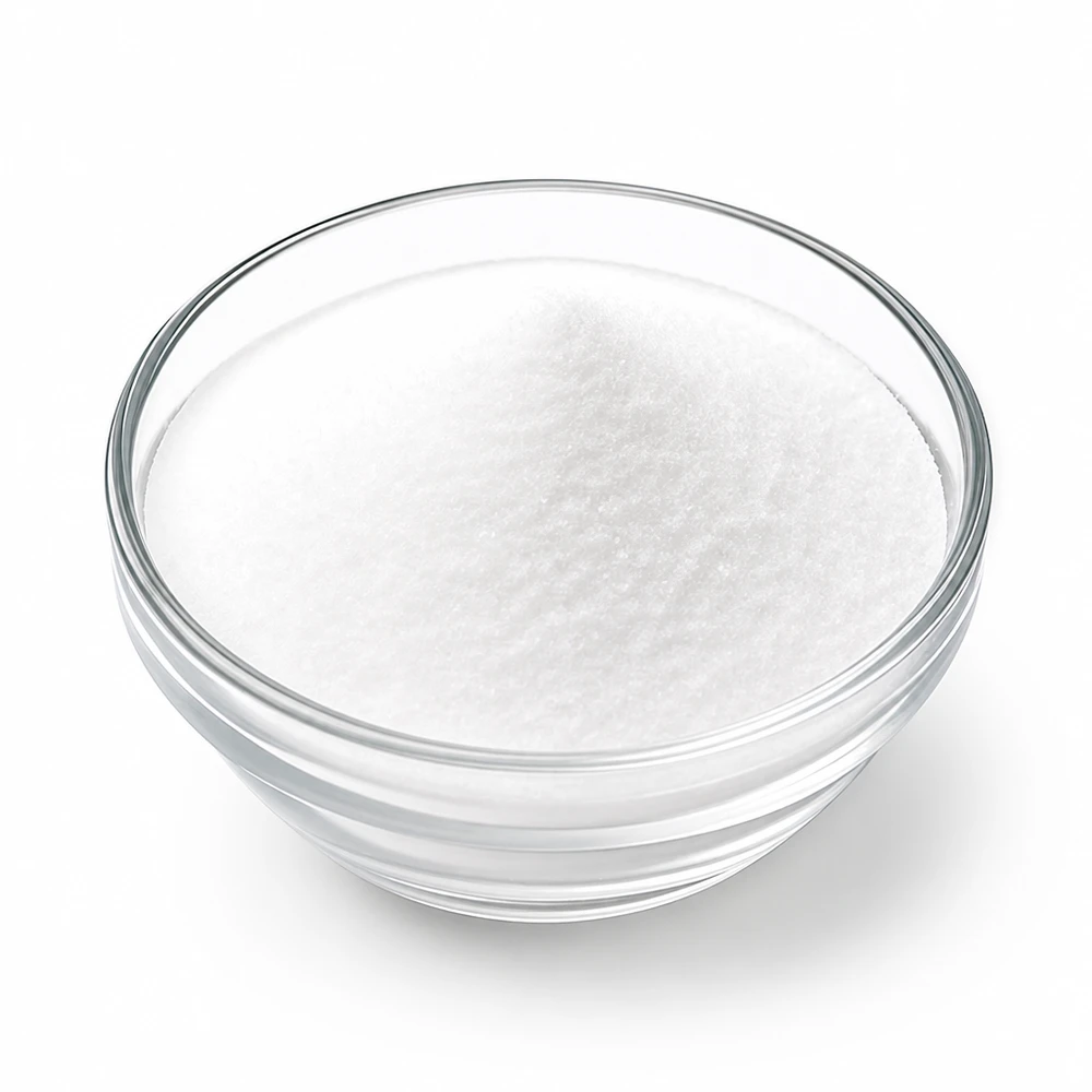 1000g di acido citrico Doktor-Klaus Acido citrico cristallino bianco Doktor-Klaus 1 kg in un piatto di vetro trasparente per uso versatile