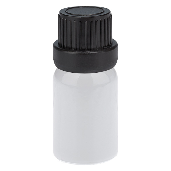 Flacone contagocce da 5 ml 2 mm nero Tappo di sicurezza WhiteLine UT18/5