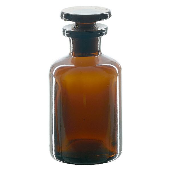 Bottiglia a spalla tonda 50ml marrone collo stretto in vetro con tappo Bottiglia a spalla tonda 50ml marrone collo stretto in vetro con tappo