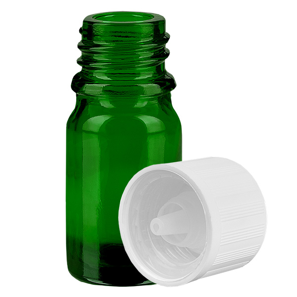 Flacone contagocce da 5 ml 1,2 mm w. STD KiSi GreenL. UT18/5