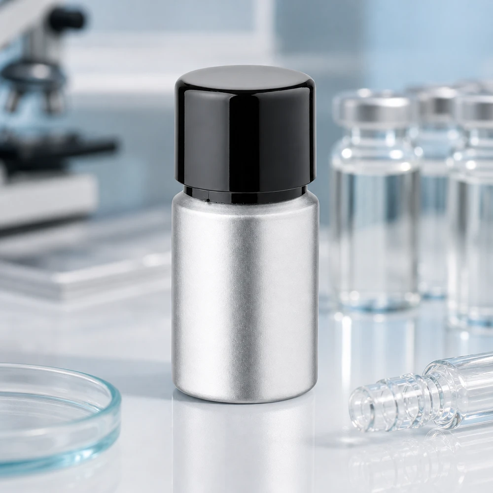 Flacone in alluminio colorato da 10ml con tappo a vite Flacone in alluminio da 10 ml con trattamento protettivo - superficie decapata resistente contro l'ossidazione e la corrosione
