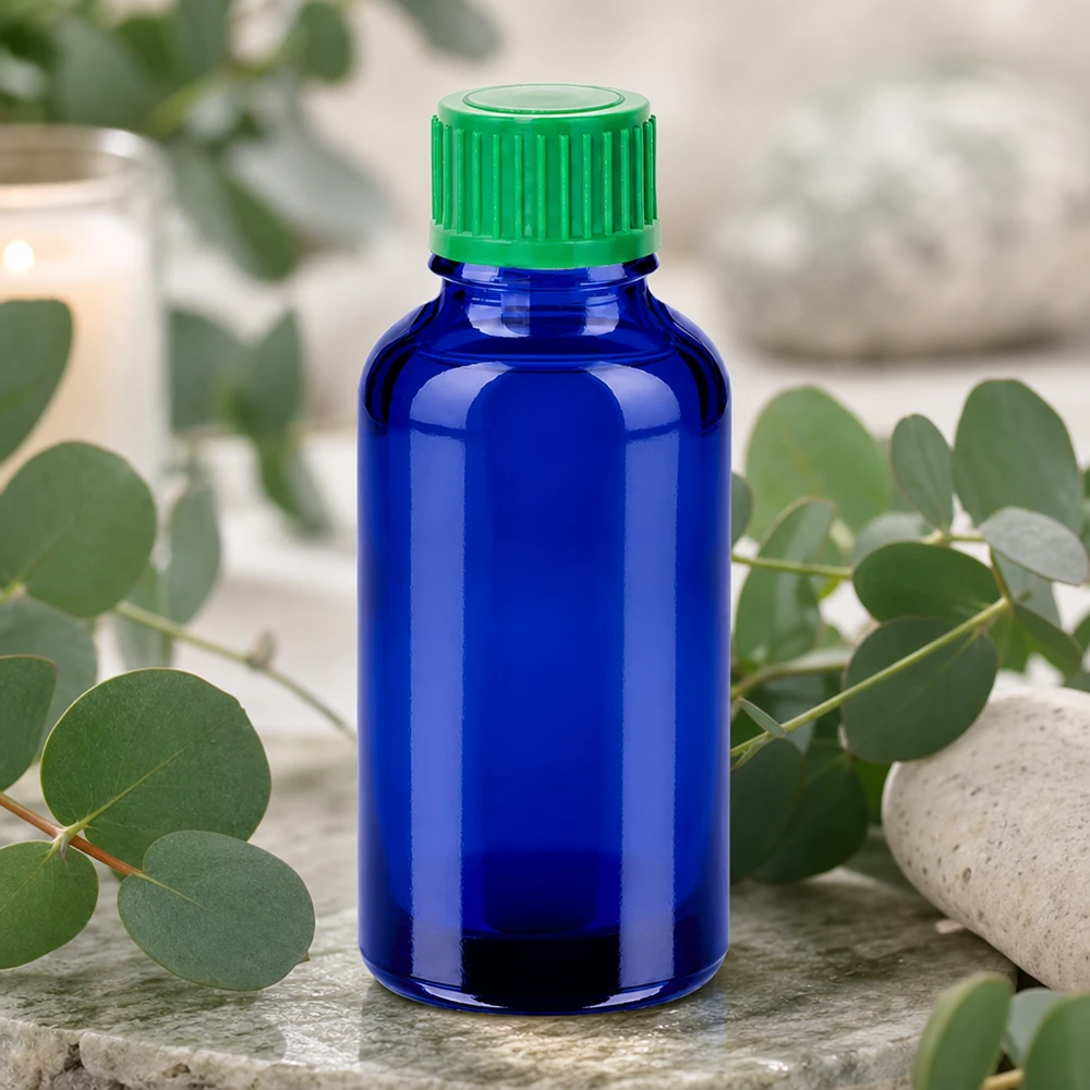 Flacone contagocce da 30 ml 0,8 mm verde STD BlueLine UT18/30 Flacone contagocce ergonomico da 30 ml con tappo verde antiscivolo per una facile manipolazione