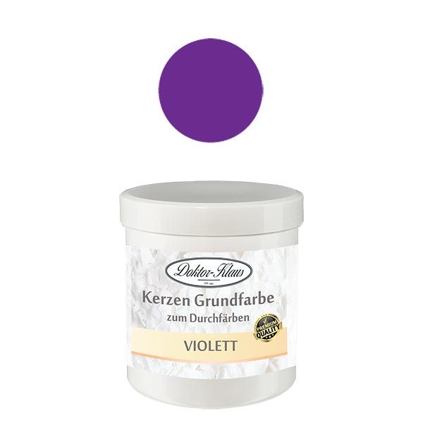 Base per candele Doktor-Klaus colore viola, 7gr, in latta Base per candele Doktor-Klaus colore viola, 7gr, in latta