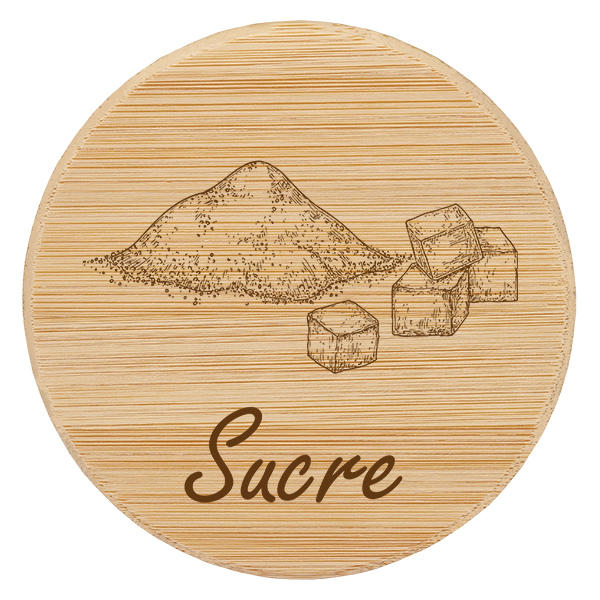 Coppia in legno "sucre" per WECK RR100 Coppia in legno "sucre" per WECK RR100