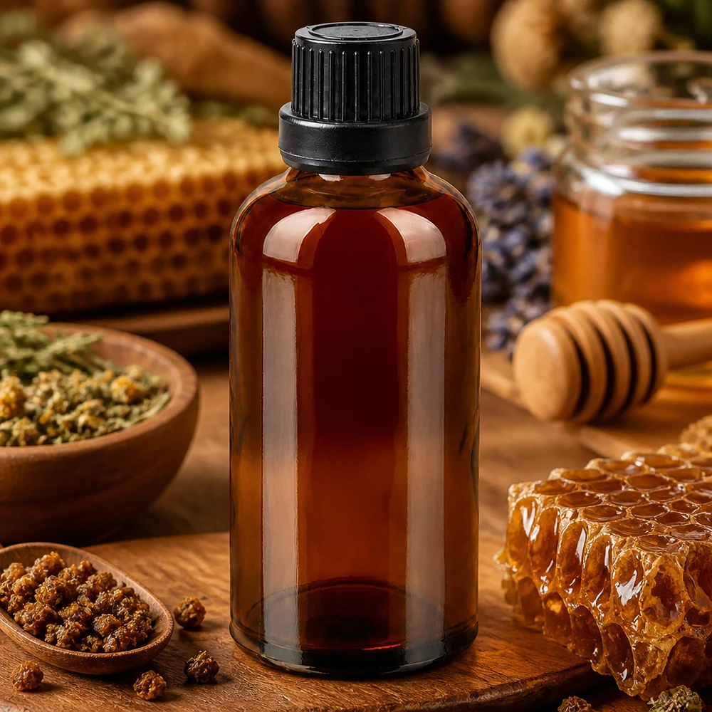 Bottiglia da 50ml 11mm SV nero OV BrownLine UT18/50 Robusto flacone in vetro da 50 ml della serie BrownLine con chiusura antimanomissione per piante medicinali