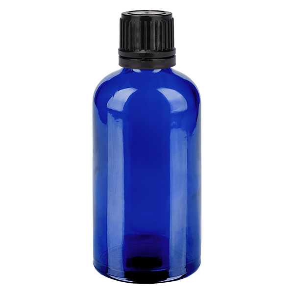 Bottiglia da 100ml 11mm SV nero OV BlueL. UT18/100