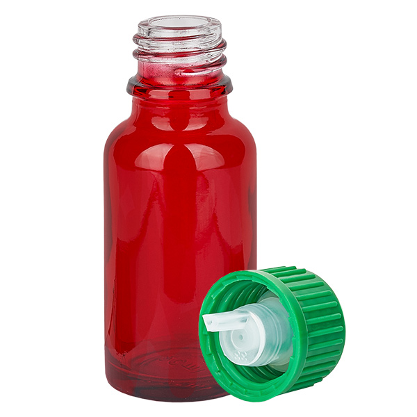 Flacone contagocce da 20 ml 0,8 mm verde STD RedLine UT18/20