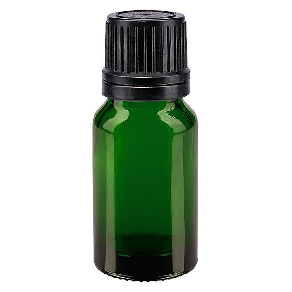 Flacone da 10ml verde (Glo.) GR OV nero/8mm ApoGlas