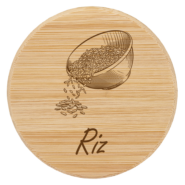 Coppia in legno "Riz" per WECK RR100