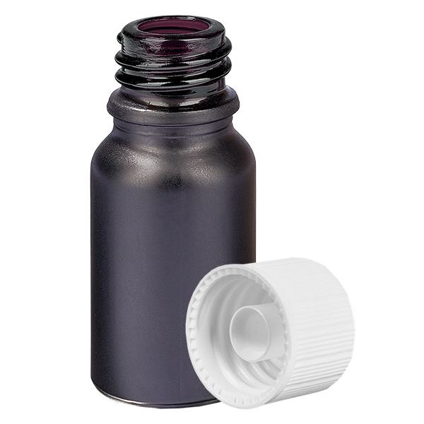 Bottiglia da 10ml 11mm SV bianco STD BlackLine UT18/10 Bottiglia da 10ml 11mm SV bianco STD BlackLine UT18/10