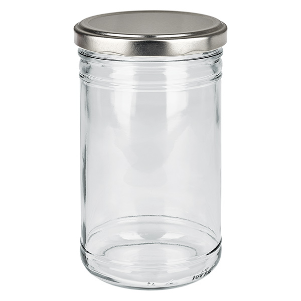 Bicchieri da 1053 ml + coperchio BasicSeal argento opaco UN...