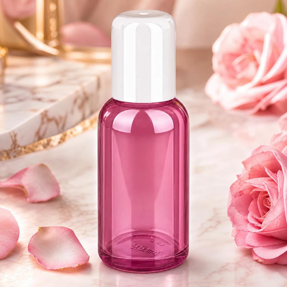 Flacone roll-on da 30 ml bianco standard PurpleLine UT18/30 Moderno flacone roll-on da 30 ml in colorazione magenta-viola ideale per la cosmesi e l'aromaterapia fai da te