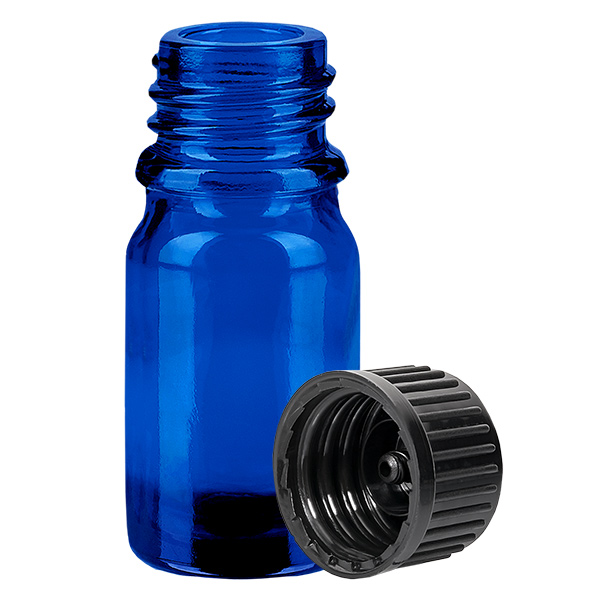 Bottiglia da 5ml 11mm SV nero STD BlueLine UT18/5