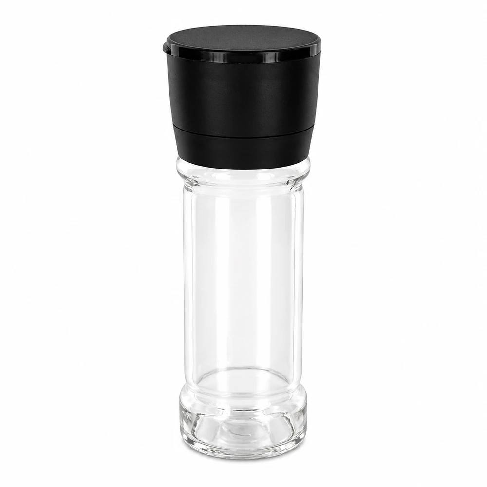 Barattolo per sale/spezie 100ml con macinino Vario nero