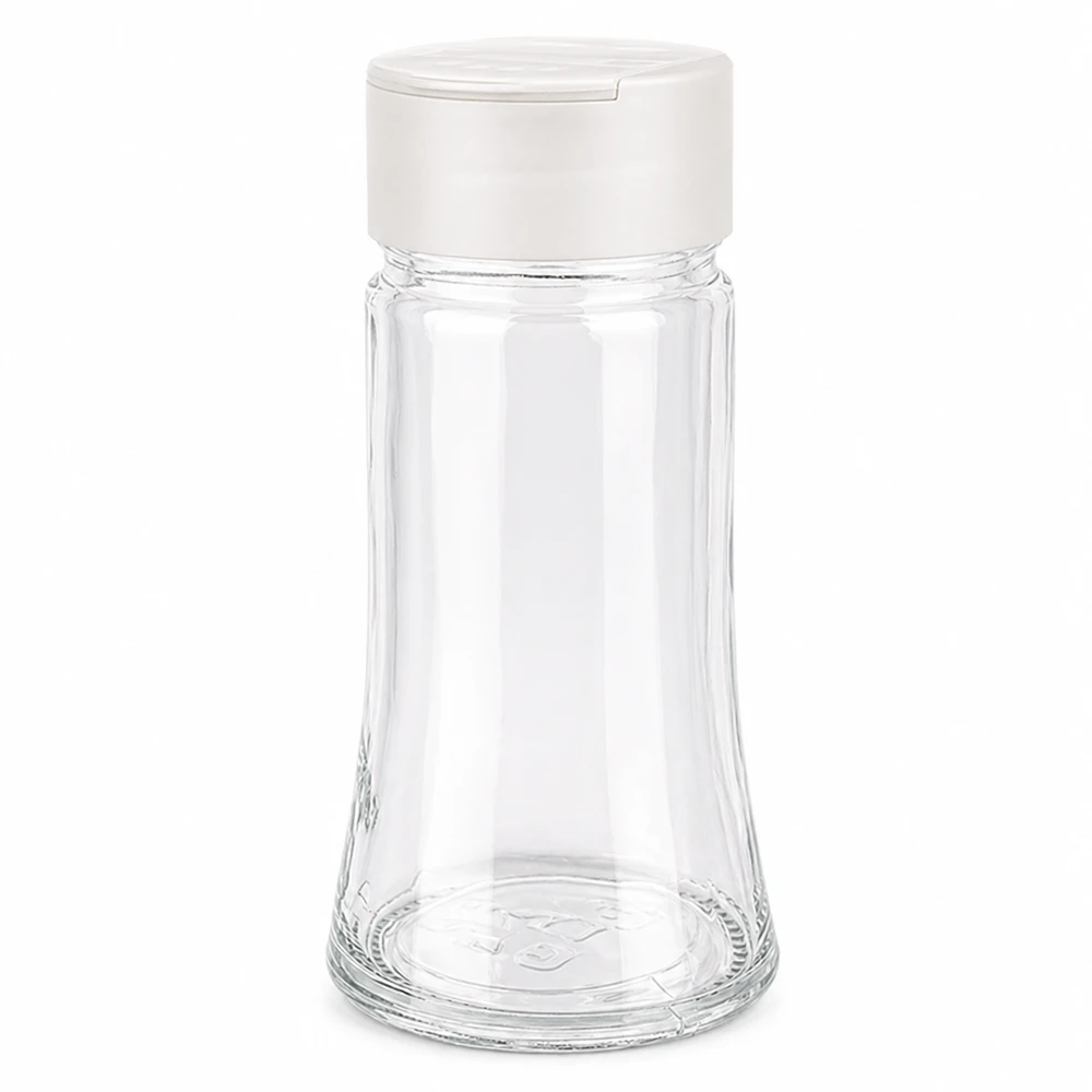 Barattolo per sale/spezie 95ml con doppio shaker, bianco Barattolo per sale/spezie 95ml con doppio shaker, bianco