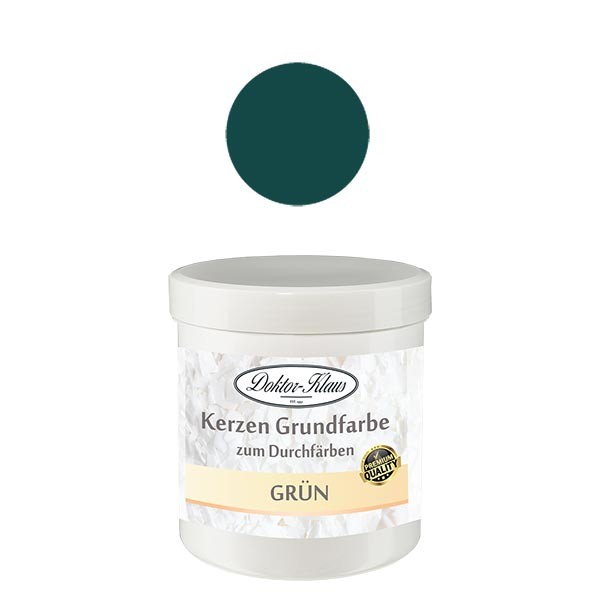 Base per candele Doktor-Klaus colore verde, 7gr, in latta