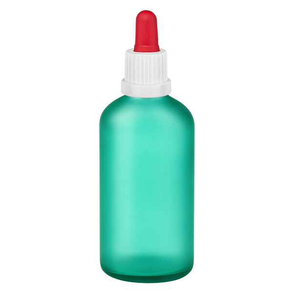 Flacone per pipette da 100 ml bianco/rosso OV GreenLine UT18/100