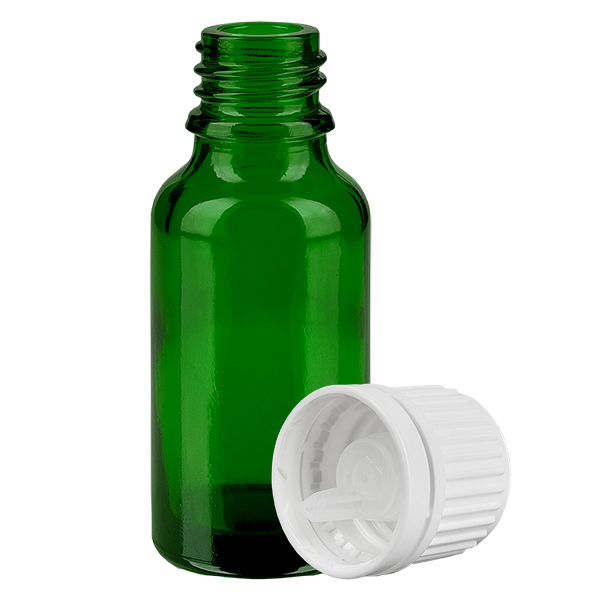 Flacone contagocce da 20 ml 0,7 mm bianco OV GreenLine UT18/20