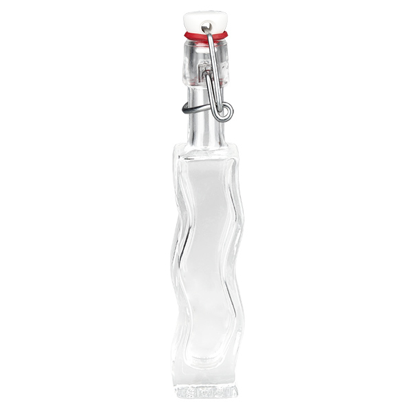 Flacone in vetro da 40 ml Fila con tappo a clip in PVC UNiTWIST®