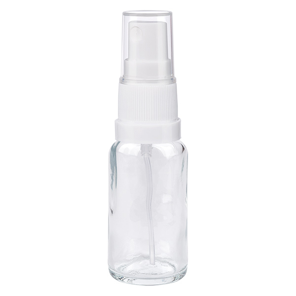 Flacone spray da 20 ml bianco/tr. STD ClearLine UT18/20
