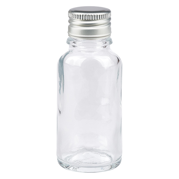 Bottiglia da 20ml 11mm SV alluminio-argento STD ClearL.UT18/20