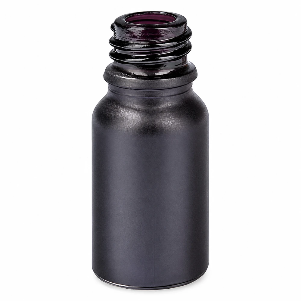 Flacone da 10 ml per farmacia BlackLine UT18/10 UNiTWIST Flacone di vetro compatto da 10 ml BlackLine UT18/10 per la conservazione sicura dei principi attivi