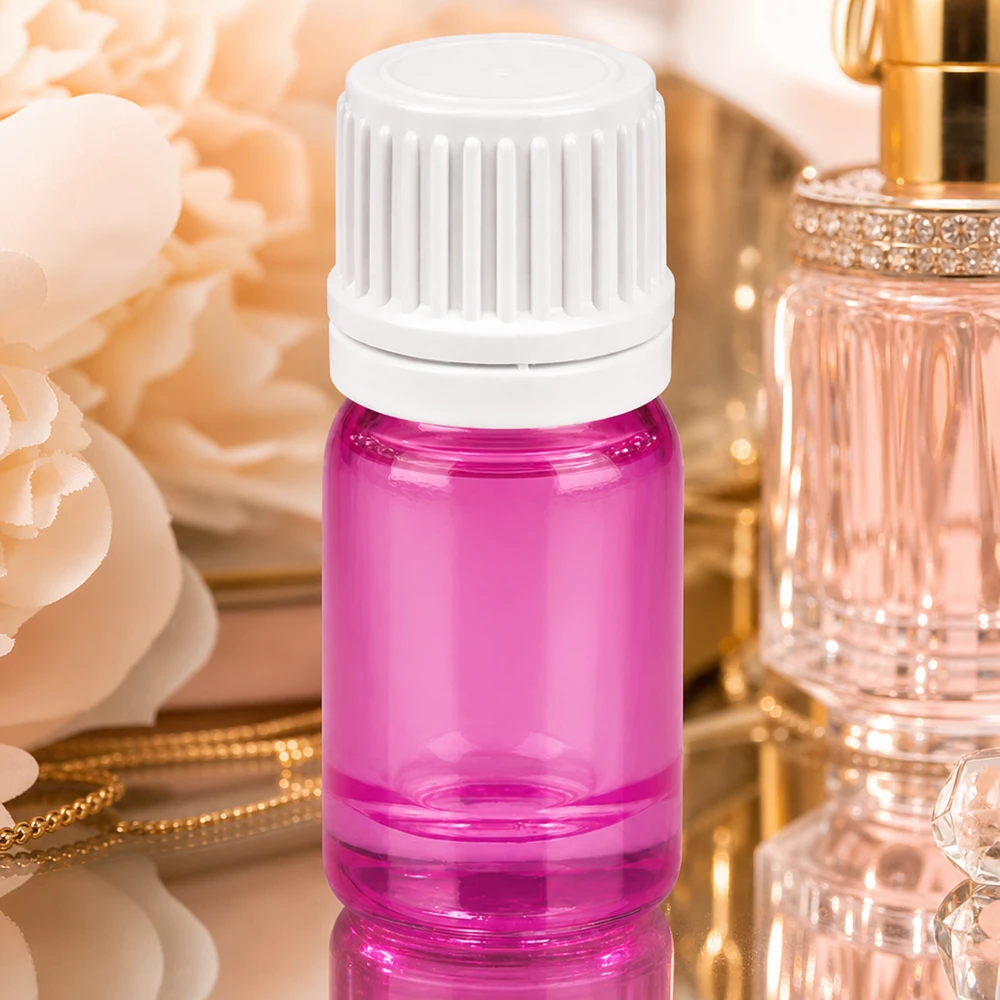 Flacone contagocce da 5 ml 0,7 mm bianco Originality tappo a vite PurpleLine UT18/5 Flacone dosatore PurpleLine da 5 ml, di colore viola, per un'applicazione precisa dei principi attivi.