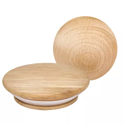 WECK coperchi in legno (stampati) e palline in legno