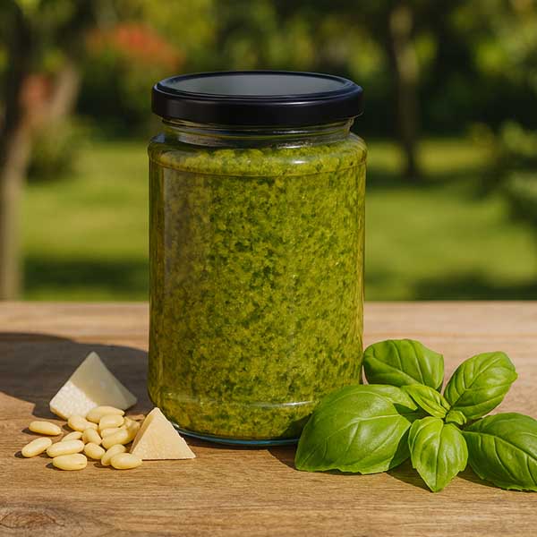 Barattolo rotondo da 382 ml con coperchio BasicSeal nero UNiTWIST.