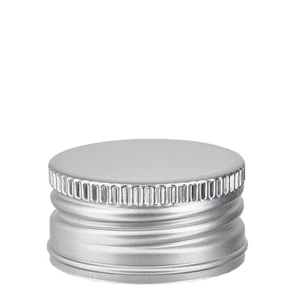 Tappo a vite PP 31,5mm argento alluminio pc