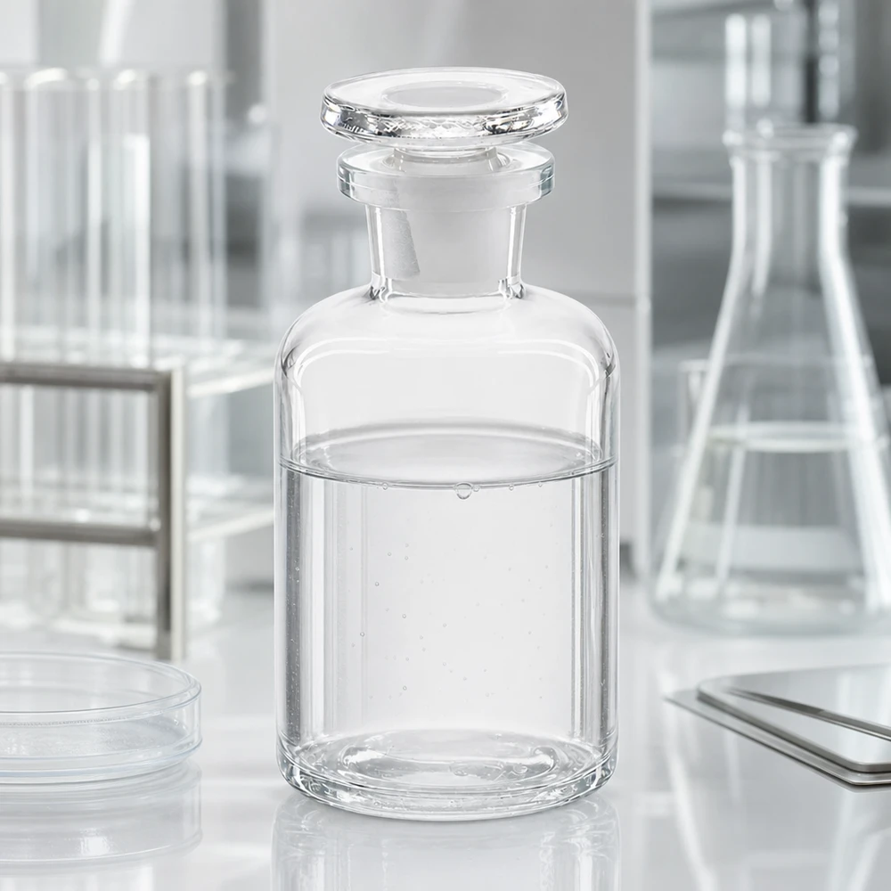 Bottiglia a spalla tonda 50ml trasparente collo stretto tappo in vetro Bottiglia trasparente a spalla arrotondata da 50 ml, a collo stretto, con tappo in vetro privo di borosilicato