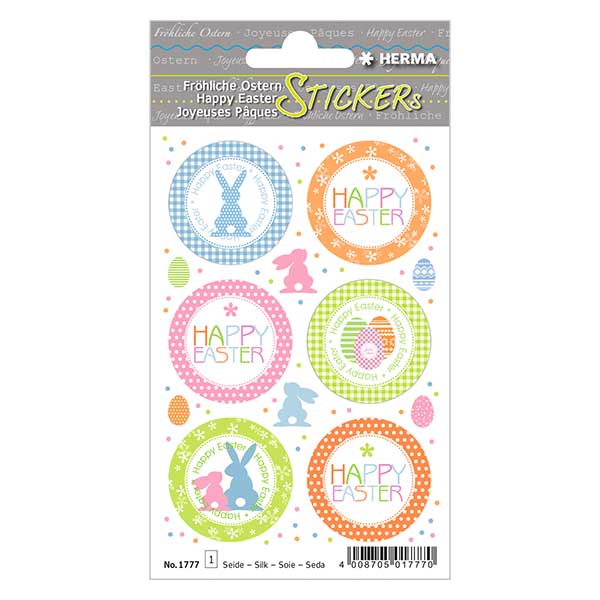 Adesivi premium "Auguri di Pasqua" (12 adesivi)