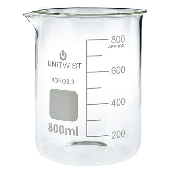 Bicchiere 800ml borosilicato, stampo basso UNiTWIST