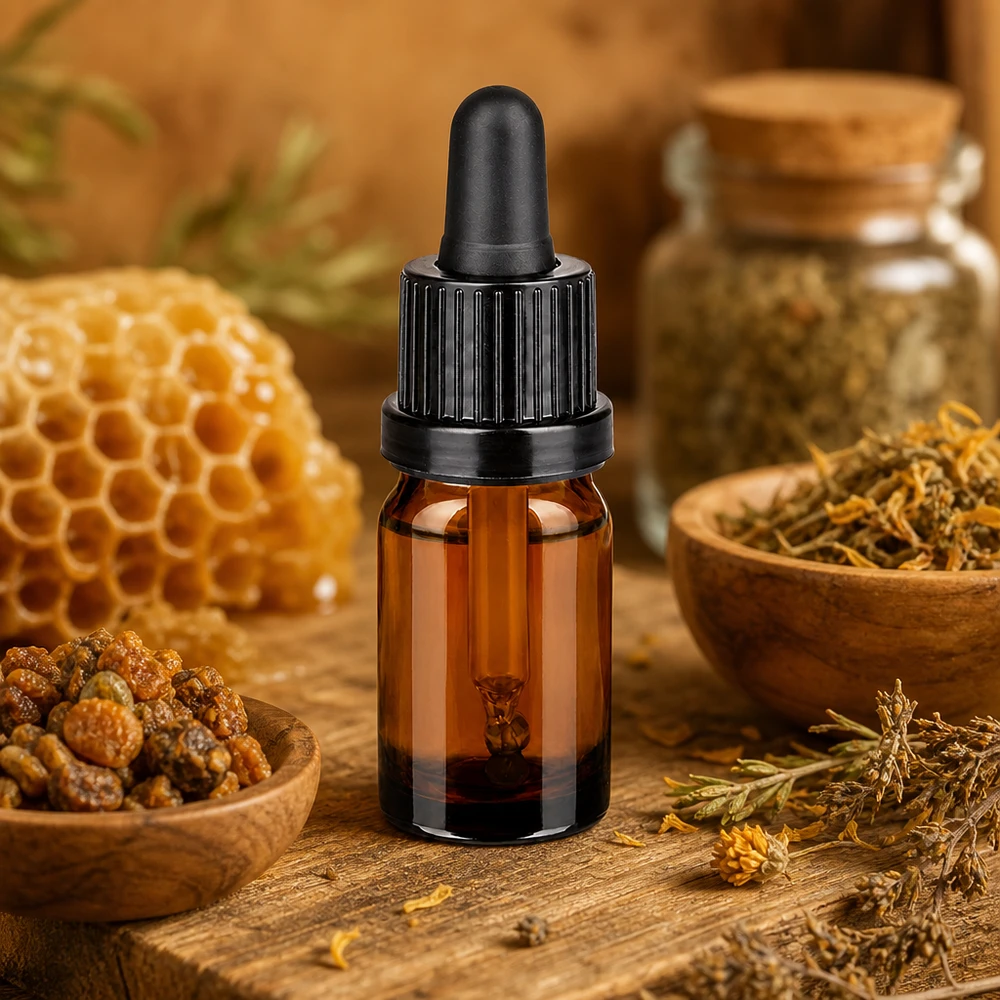Bottiglia per pipette da 5 ml nera OV BrownLine UT18/5 BrownLine UT18/5 bottiglia a pipetta da 5 ml con tappo contagocce preciso per estratti naturali