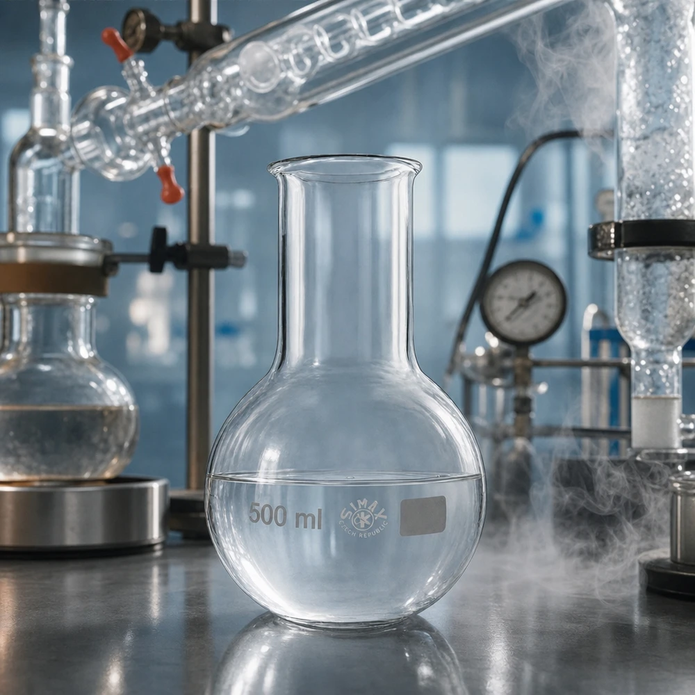 Beuta da 500 ml a collo largo Pallone a collo largo da 500 ml - robusta tecnologia di laboratorio per esperimenti affidabili