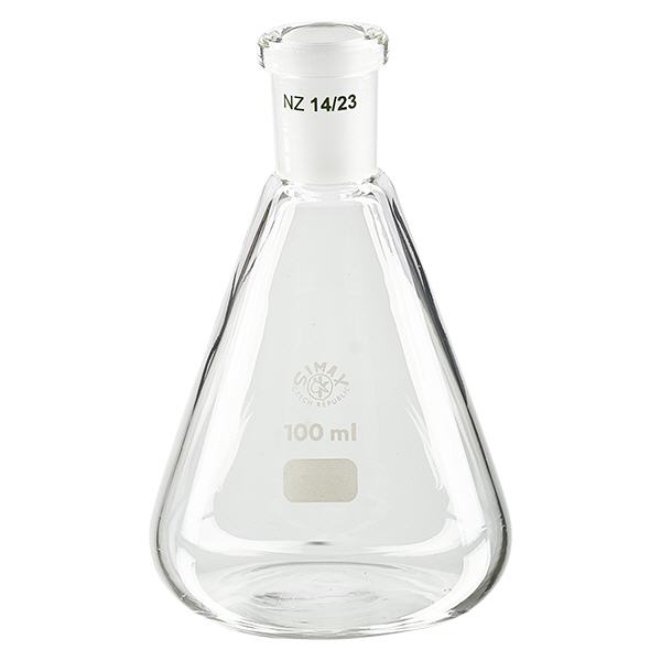 Beuta 100ml con giunto standard smerigliato (14/23) Beuta 100ml con giunto standard smerigliato (14/23)