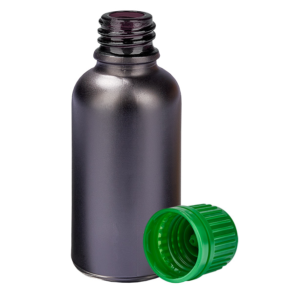 Bottiglia da 30ml 11mm SV verde OV BlackLine UT18/30